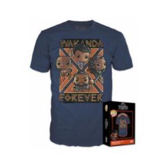 Picture of Funko Boxed Pop! Tees: Marvel Black Panther Wakanda Forever T-Shirt (XL)