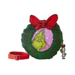 Picture of Loungefly Dr Seuss: Grinch - Christmas Wreath Figural Crossbody (DSSTB0011)