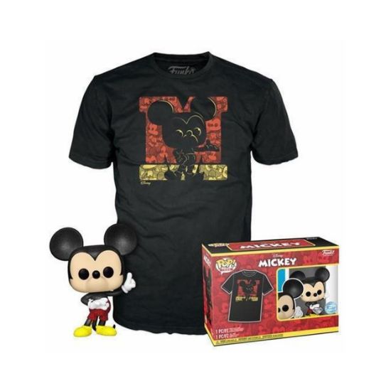 Picture of Funko Pop! & Tees (Adult): Disney - Mickey Mouse (Diamond Collection) (Special Edition) Vinyl Figure & T-Shirt (M)