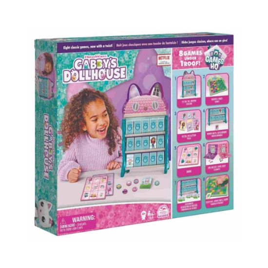 Picture of Spin Master Gabby's Dollhouse: 8 Games Under 1 Roof - Board Games (6065857)