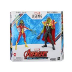 Picture of Hasbro Fans Marvel Avengers: Legends Series (60th Anniversary) - Beyond Earth's Mightiest - Skrull Queen & Super-Skrull Action Figures (F7085)