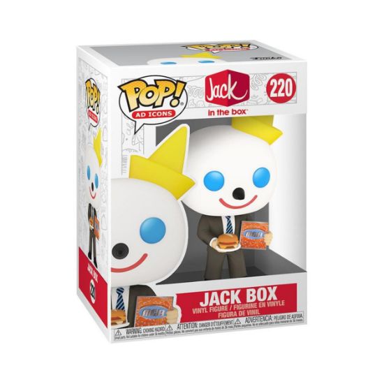 Picture of Funko Pop! Ad Icons: Jack In the Box - Jack Box (with MCA) #220 Vinyl Figure