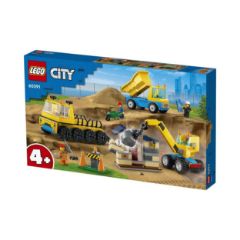 Picture of LEGO® City: Construction Trucks and Wrecking Ball Crane (60391)