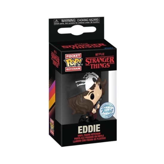 Picture of Funko Pocket Pop!: Netflix Stranger Things - Eddie Vinyl Figure Keychain