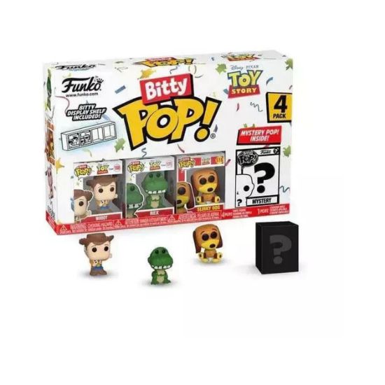 Picture of Funko Bitty Pop! 4-Pack: Disney Toy Story - Woody Vinyl Figures