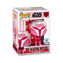 Picture of Funko Pop! Disney Star Wars: Valentines S4 - Bo-Katan Kryze #497 Bobble-Head Vinyl Figure