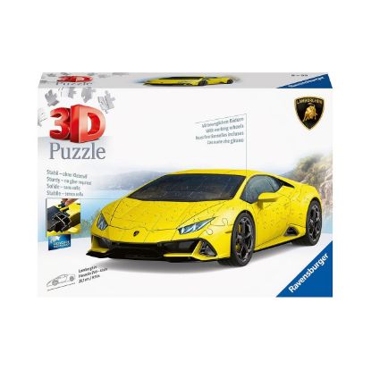 Picture of Ravensburger 3D Puzzle: Lamborghini Huracan (Yellow) (108pcs) (11562)