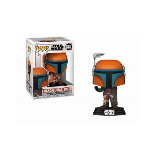 Picture of Funko Pop! Disney Star Wars: The Mandalorian - Mandalorian Judge #667 Bobble-Head Vinyl Figure