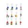 Picture of P.M.I. Sonic Prime - 1 Pack (S1) Figural Keychains (Random) (SON8010)