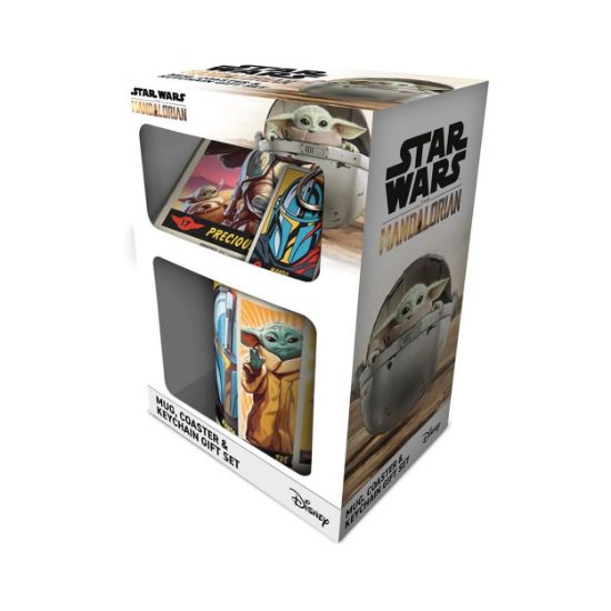 Picture of Pyramid Star Wars The Mandalorian (S2) - Mug, Coaster & Keychain Gift Set (GP86462)