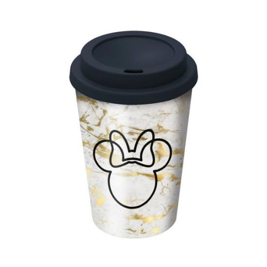 Picture of Stor: Disney: Minnie Mouse Small Plastic Double-Walled Coffee Tumbler (390ml) (01048)