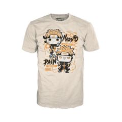 Picture of Funko Boxed Pop! Tees: Naruto Shippuden - Naruto vs Pain T-Shirt (S)