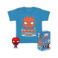 Picture of Funko Pocket Pop! & Tee (Child): Marvel - Holiday Spiderman Vinyl Figure & T-Shirt (L)