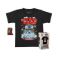 Picture of Funko Pocket Pop! & Tee (Child) Disney: Star Wars - Holiday R2-D2 (Metallic) Vinyl Figure & T-Shirt (L)