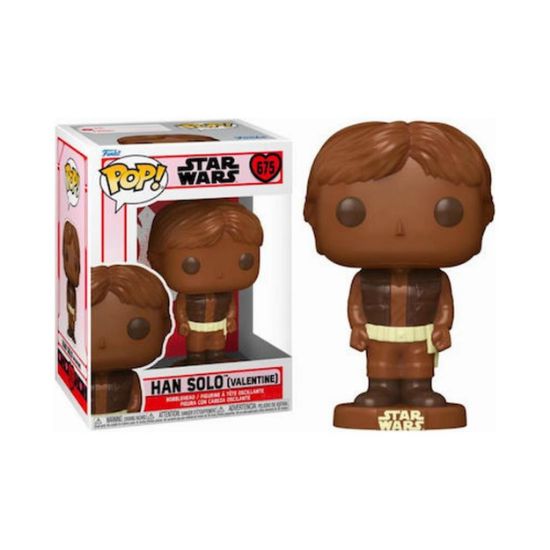 Picture of Funko Pop! Disney: Star Wars Valentine's Day 2024 - Han Solo (Valentine Chocolate) #675 Bobble-Head Vinyl Figure