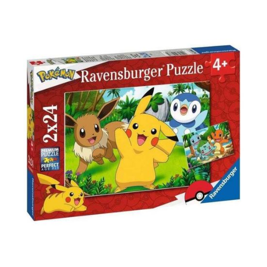 Picture of Ravensburger Puzzle: Pokemon Pikachu and Pals (2x24pcs) (05668)