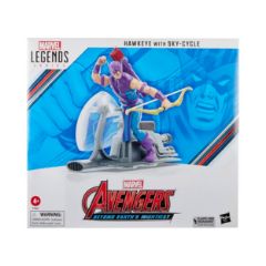 Picture of Hasbro Fans Marvel Avengers: Legends Series (60th Anniversary) - Beyond Earth's Mightiest - Hawkeye with Sky-Cycle Action Figure & Vehicle (Excl.) (F7063)