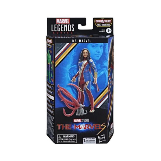 Picture of Hasbro Marvel Legends Series Build a Figure Totally Awesome Hulk: The Marvels - Ms. Marvel Action Figure (15cm) (Excl.) (F3682)