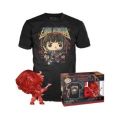 Picture of Funko Pop! & Tee (Adult): Stranger Things - Hunter Eddie with Guitar Vinyl Figure & T-Shirt (L)