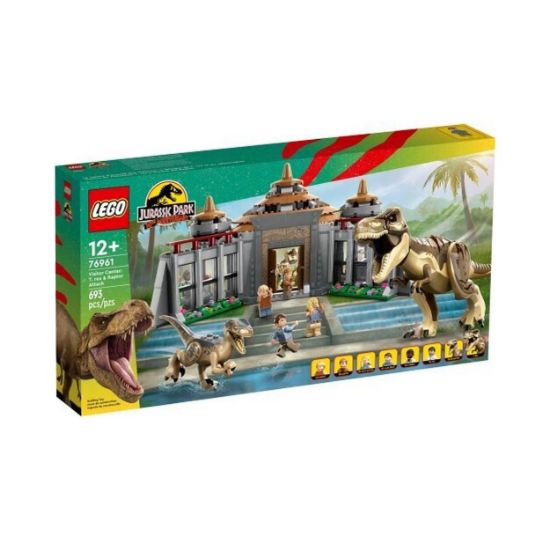 Picture of LEGO® Jurassic Park 30th Anniversary - Visitor Center: T. rex & Raptor Attack (76961)