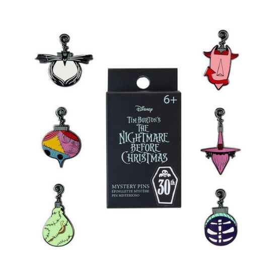 Picture of Loungefly Disney: The Nightmare Before Christmas - Ornaments Blind Box Pin Set (WDPN3203)