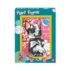 Picture of Paint & Frame Paint by Numbers Playful Husky For Ages 9+