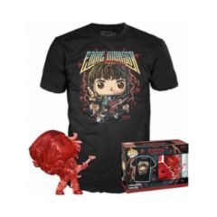 Picture of Funko Pop! & Tee (Adult): Stranger Things - Hunter Eddie with Guitar Vinyl Figure & T-Shirt (S)