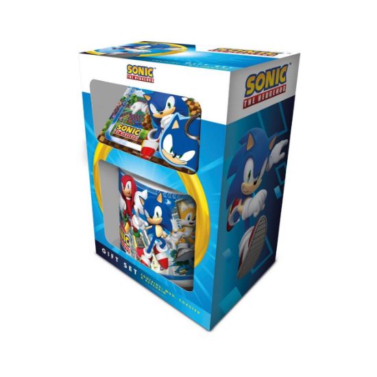 Picture of Pyramid SEGA: Sonic The Hedgehog - Mug, Coaster & Keychain Gift Set (GP86530)