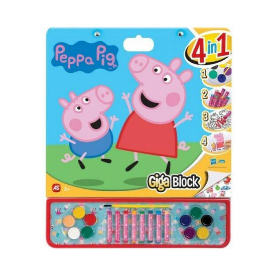 Picture of Giga Block Drawing Set Peppa Pig 4 In 1 For Ages 3+