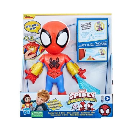 Picture of Hasbro Disney Junior Marvel: Spidey and his Amazing Friends - Electronic Suit Up Spidey Figure (F8317)