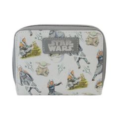 Picture of Funko Disney: Lucas Star Wars - Ahsoka & Grogu All Over Print Zip Around Wallet