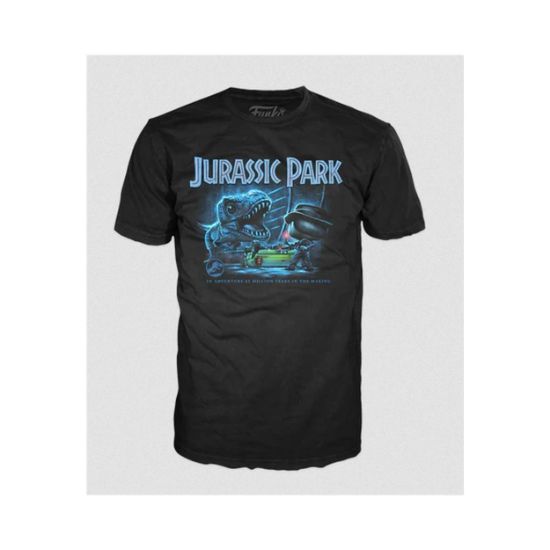 Picture of Funko Pop! Tee: Jurassic Park - T-Rex with Jeep (S)