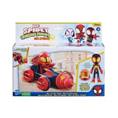 Picture of Hasbro Marvel: Spidey and his Amazing Friends - Web-Spinners - Miles with Drill Spinner Vehicle (F7253)