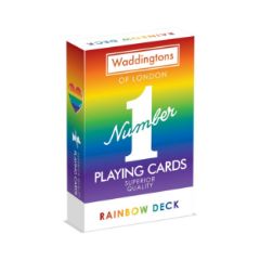 Picture of Winning Moves: Waddingtons No.1 - Rainbow Playing Cards (WM00756-EN1)