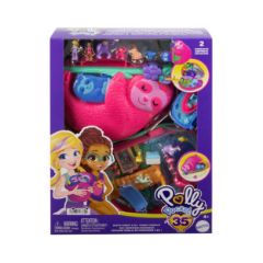 Picture of Mattel Polly Pocket: Sloth Family 2-in-1 Purse Compact (HRD40)