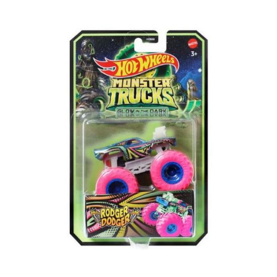 Picture of Mattel Hot Wheels Monster Trucks: Glow in The Dark - Rodger Dodger (HWC91)