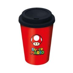 Picture of Stor: Super Mario Small Plastic Double-Walled Coffee Tumbler (390ml) (01378)