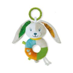 Picture of Baby Clementoni For You Newborn Baby Rattle Lovely Soft Bunny For 0+ Months