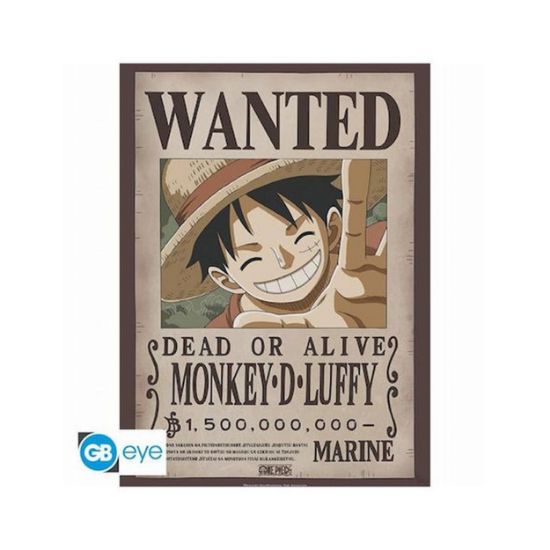 Picture of Abysse One Piece - Wanted Luffy Poster Chibi (52x38cm) (GBYDCO225)