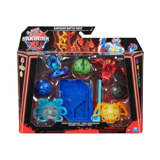 Picture of Spin Master Bakugan: Battle Pack - Special Attack Nillious/Mantid/Bruiser/Octogan/Trox (20142084)