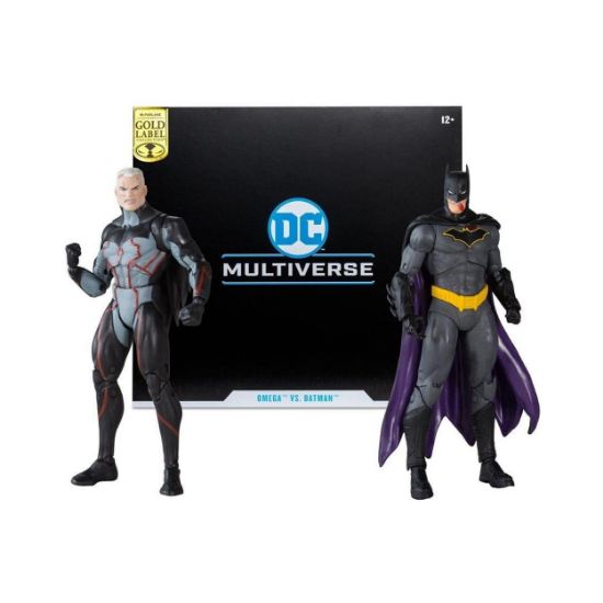 Picture of McFarlane DC Multiverse: Gold Label Collection - Omega vs Batman 2 Pack Action Figures (18cm)