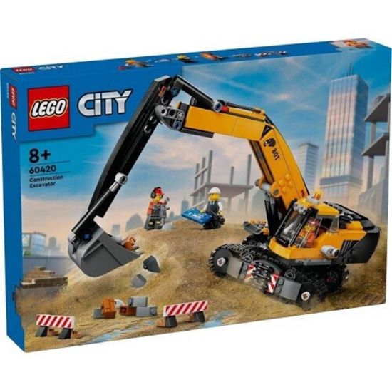 Picture of LEGO® City Great Vehicles: Yellow Construction Excavator (60420)