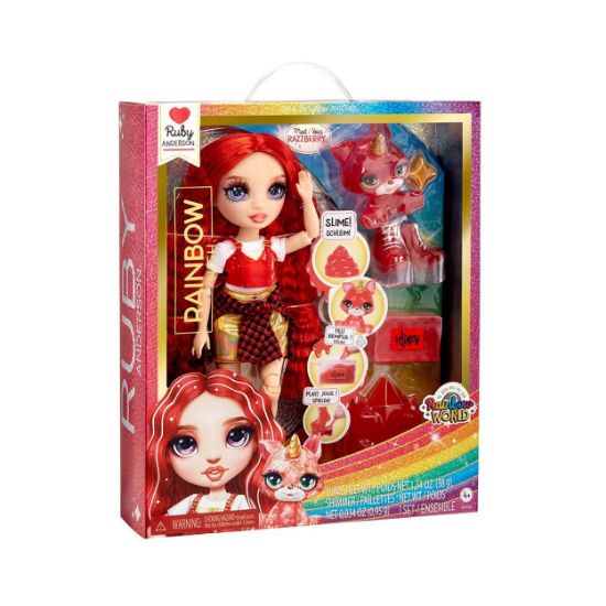 Picture of MGA Rainbow High: Ruby Anderson - (Red) Doll & Slime (120179-EU)