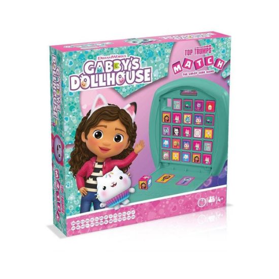 Picture of Winning Moves: Gabby's Dollhouse - Top Trumps Match Cube Game (WM04252-ML1)