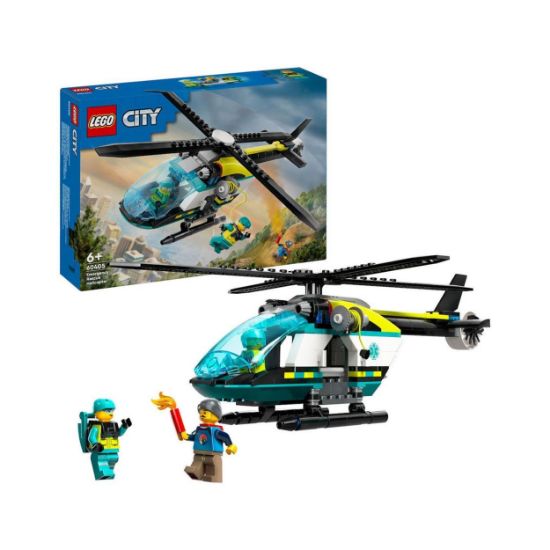 Picture of LEGO® City: Emergency Rescue Helicopter Building Kit (60405)