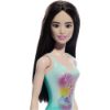 Picture of Mattel Barbie: Beach - Black Hair Doll Wearing Tropical Blue Swimsuit (HPV22)