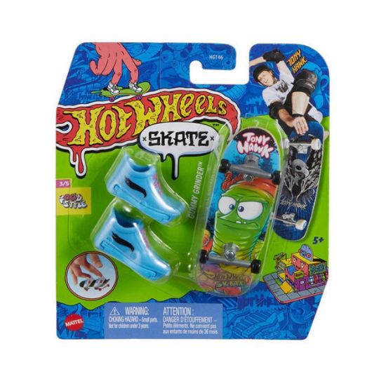 Picture of Mattel Hot Wheels Skate Fingerboard and Shoes: Tony Hawk Food Style - Gummy Grinder (HVJ83)