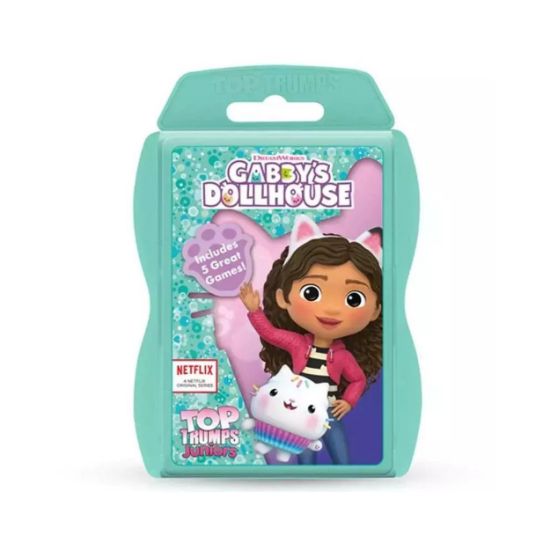 Picture of Winning Moves: Top Trumps Juniors - Gabby's Dollhouse Playing Cards (WM04165-EN1-6)