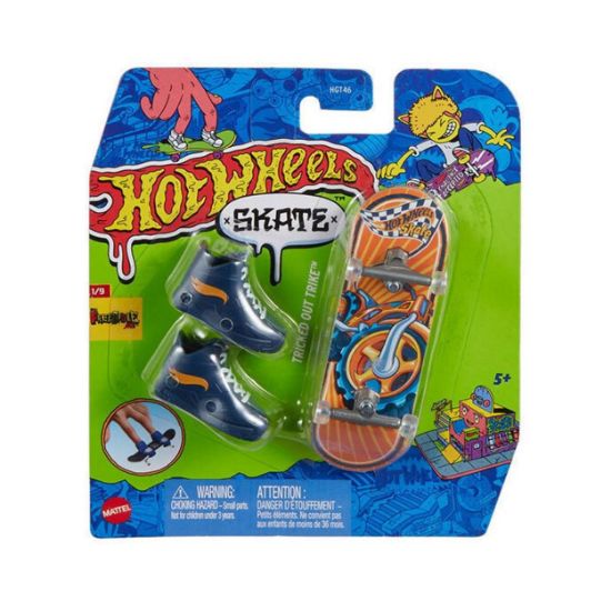 Picture of Mattel Hot Wheels Skate Fingerboard and Shoes: Challenge Accepted Freestyle - Tricked Out Trike (HVJ87)