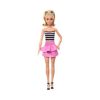 Picture of Mattel Barbie Doll - Fashionistas #213 Black And White Shirt and Pink Skirt Doll (HRH11)